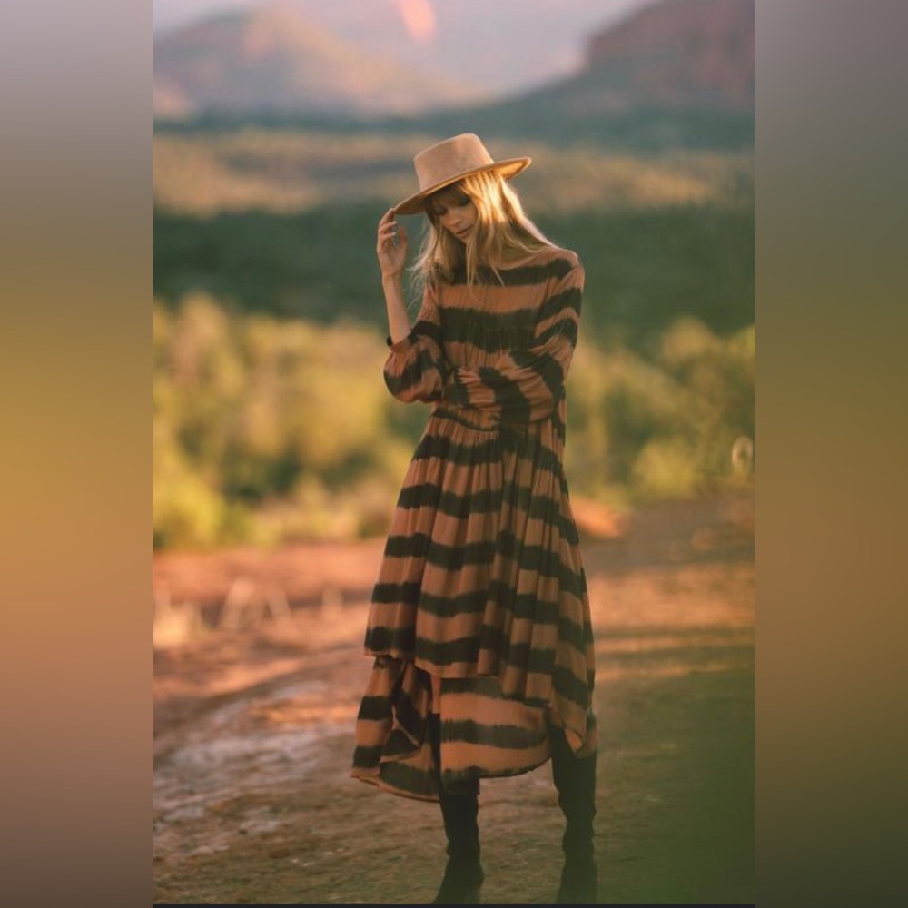 Norblack Norwhite Hand Dyed Euphrates Dress